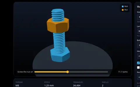 Thread Generator result