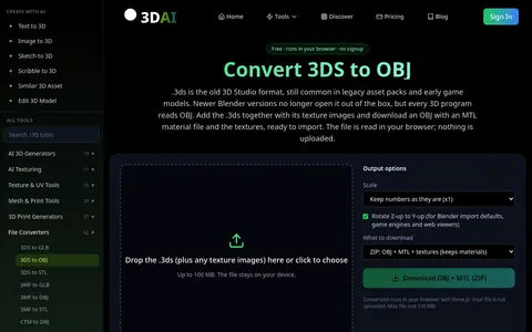 3DS to OBJ page