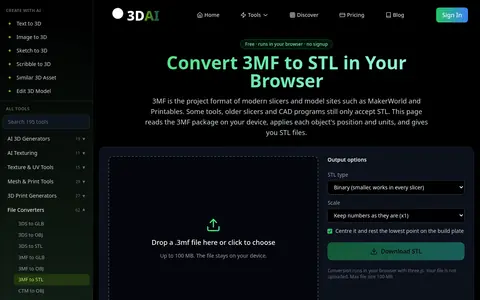 3MF to STL page