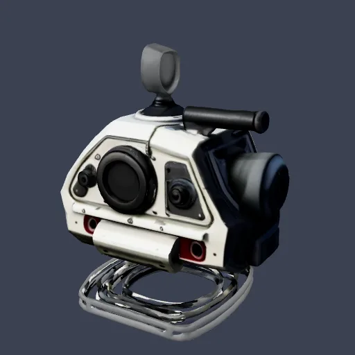 Surveillance camera, 3D model made from a text prompt