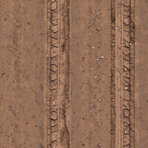 Seamless dirt road texture
