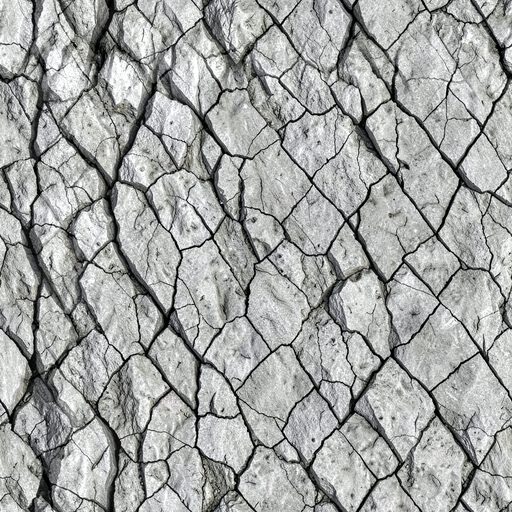Seamless cracked cliff rock texture
