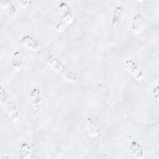 Seamless snow with footprints texture